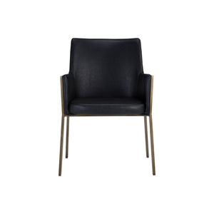 Bernadette Dining Armchair - Bravo Black