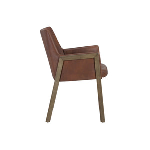 Bernadette Dining Armchair - Bravo Cognac