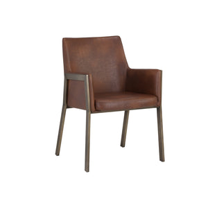 Bernadette Dining Armchair - Bravo Cognac