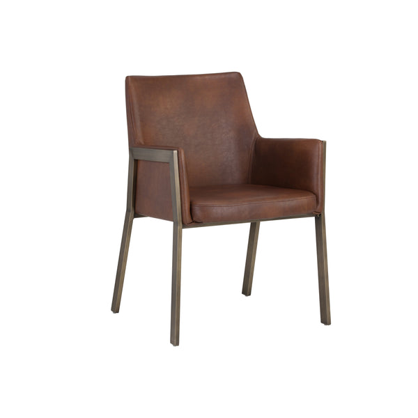 Bernadette Dining Armchair - Bravo Cognac