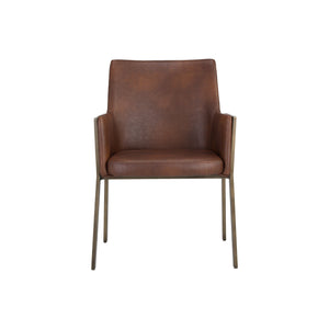 Bernadette Dining Armchair - Bravo Cognac