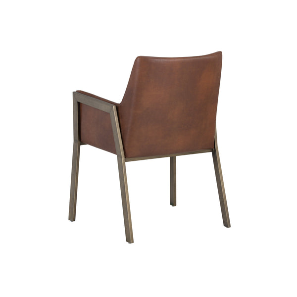 Bernadette Dining Armchair - Bravo Cognac