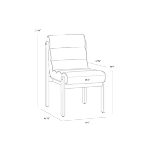Bertie Dining Chair - Geralt Linen