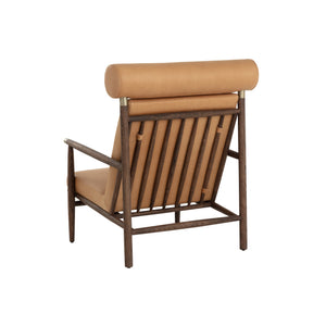 Biko Lounge Chair - Sahara Camel Leather