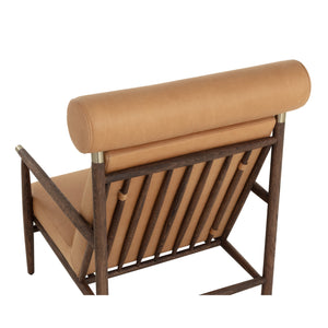 Biko Lounge Chair - Sahara Camel Leather