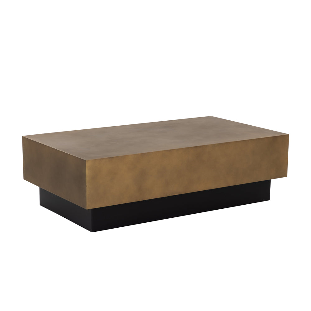 Blakely Coffee Table - Antique Brass