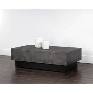Blakely Coffee Table - Gunmetal