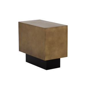 Blakely Side Table - Antique Brass