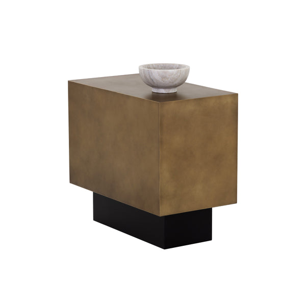 Blakely Side Table - Antique Brass