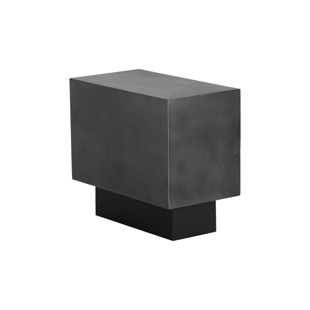Blakely Side Table - Gunmetal