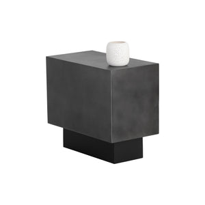 Blakely Side Table - Gunmetal