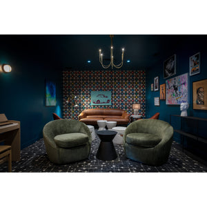 Bliss Swivel Lounge Chair - Bergen Olive