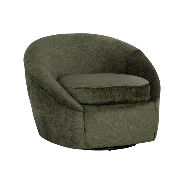 Bliss Swivel Lounge Chair - Bergen Olive
