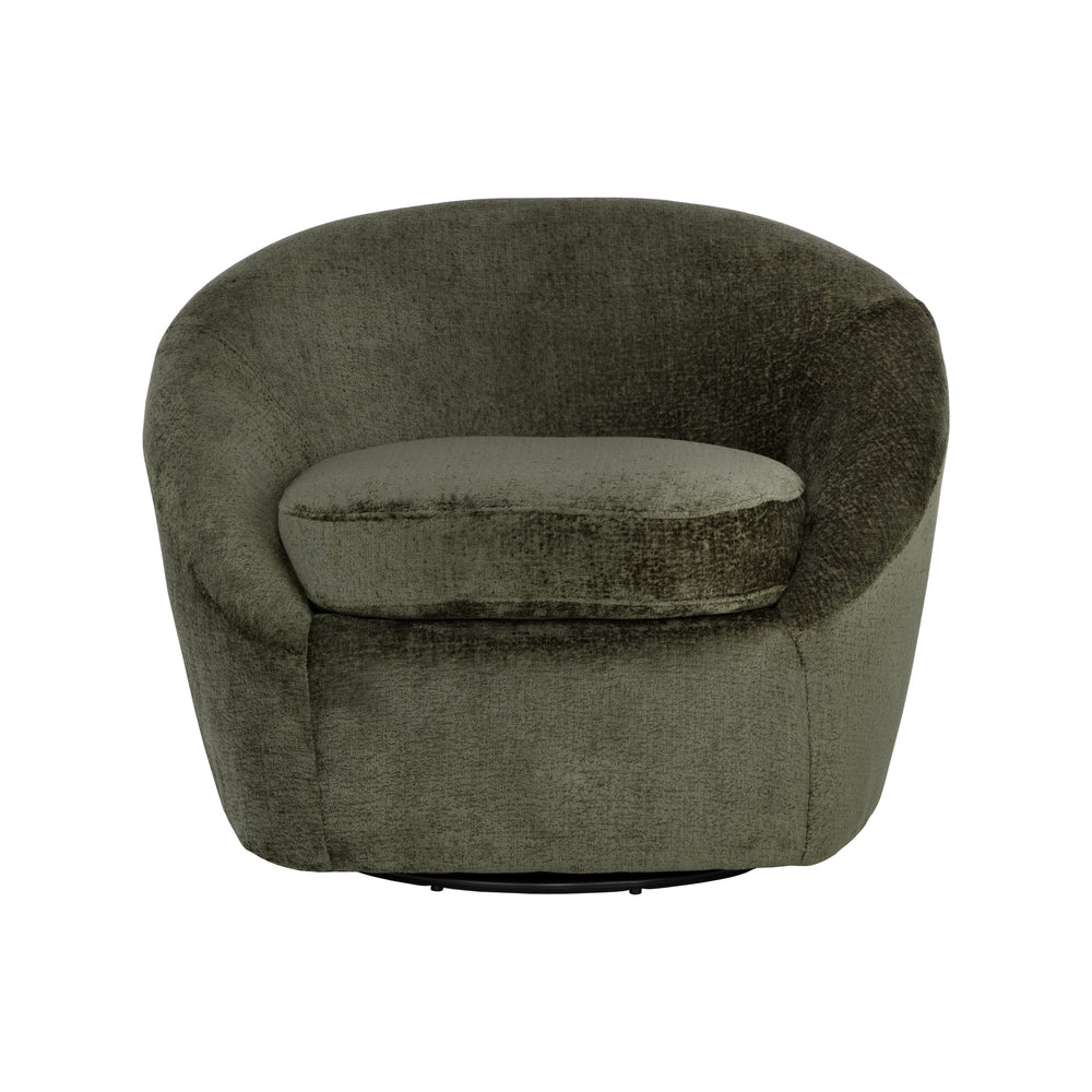 Bliss Swivel Lounge Chair - Bergen Olive