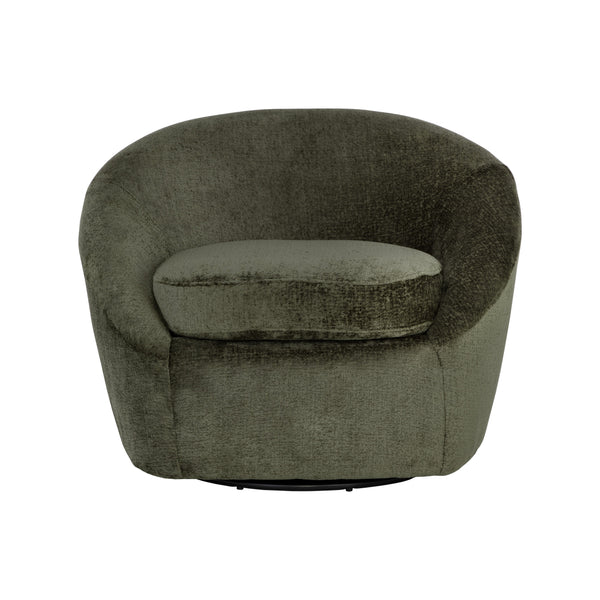 Bliss Swivel Lounge Chair - Bergen Olive