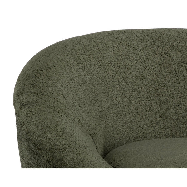 Bliss Swivel Lounge Chair - Bergen Olive