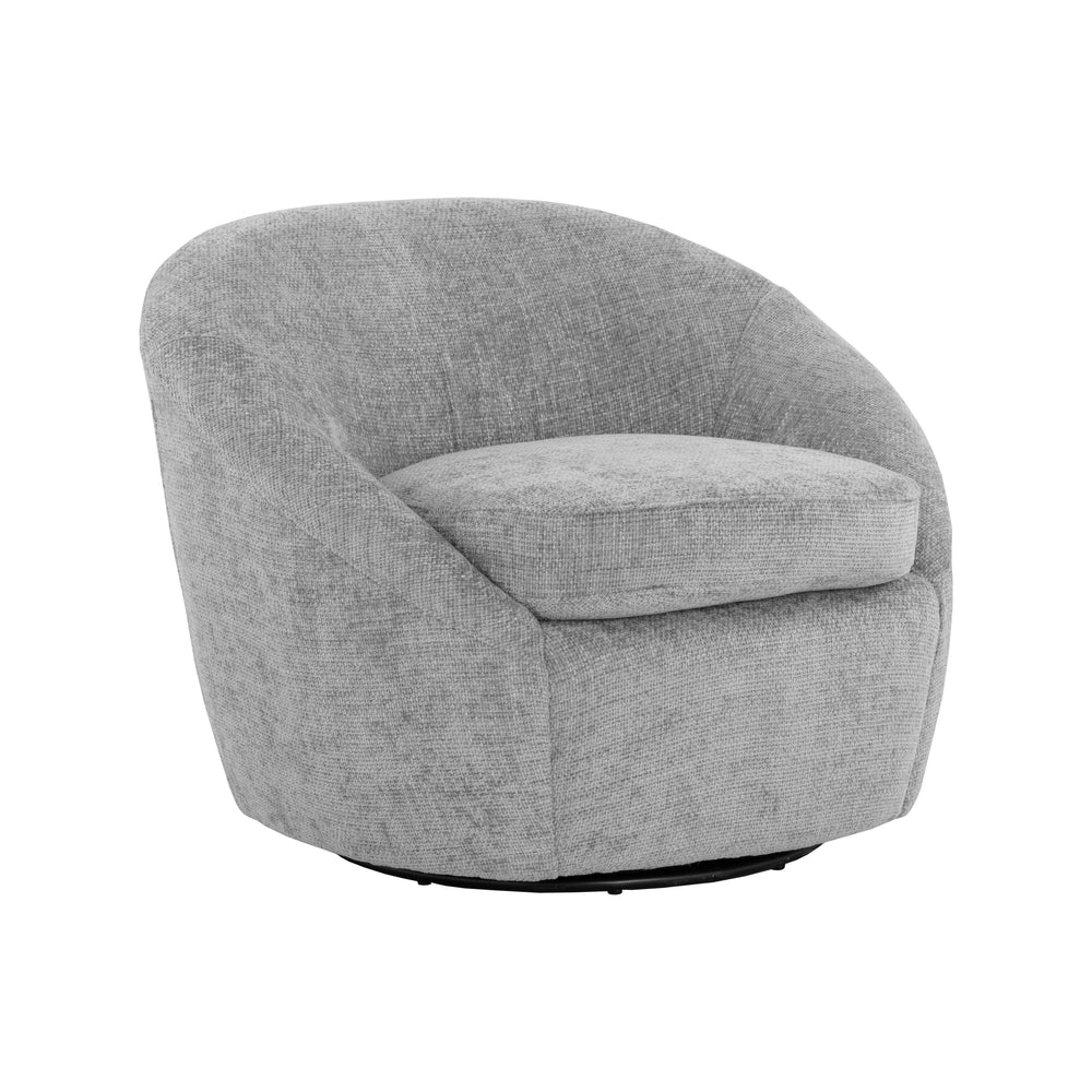 Bliss Swivel Lounge Chair - Husky Grey