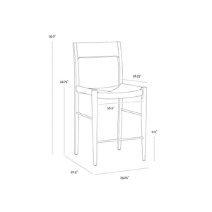 Bondi Counter Stool - Black