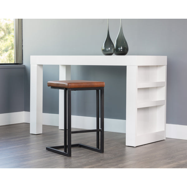 Boone Counter Stool - Black - Bravo Cognac