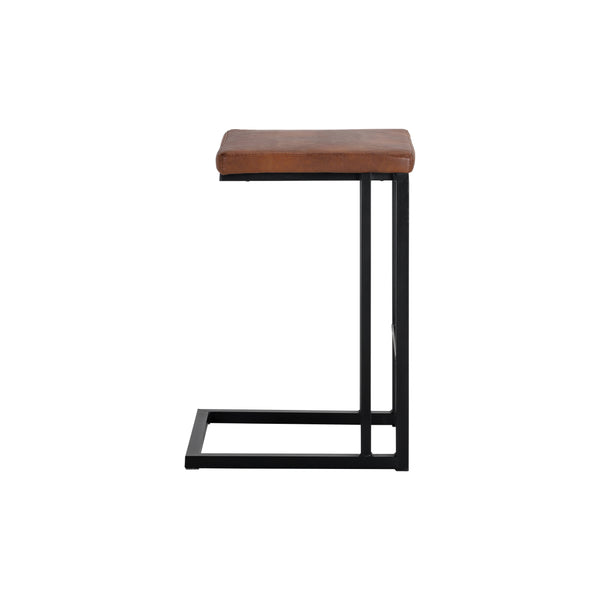 Boone Counter Stool - Black - Bravo Cognac