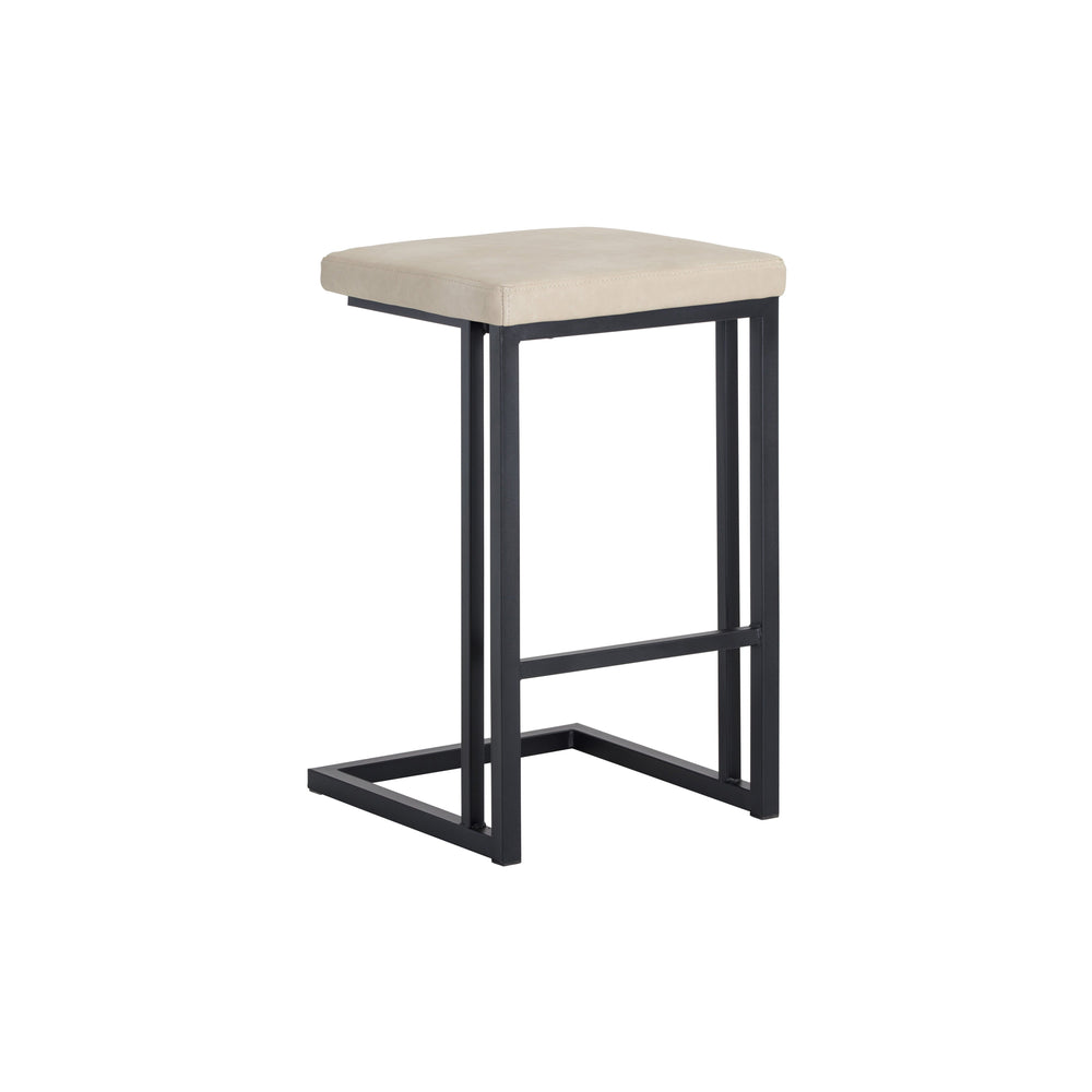 Boone Counter Stool - Black - Bravo Cream