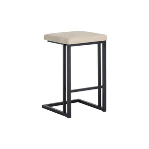 Boone Counter Stool - Black - Bravo Cream