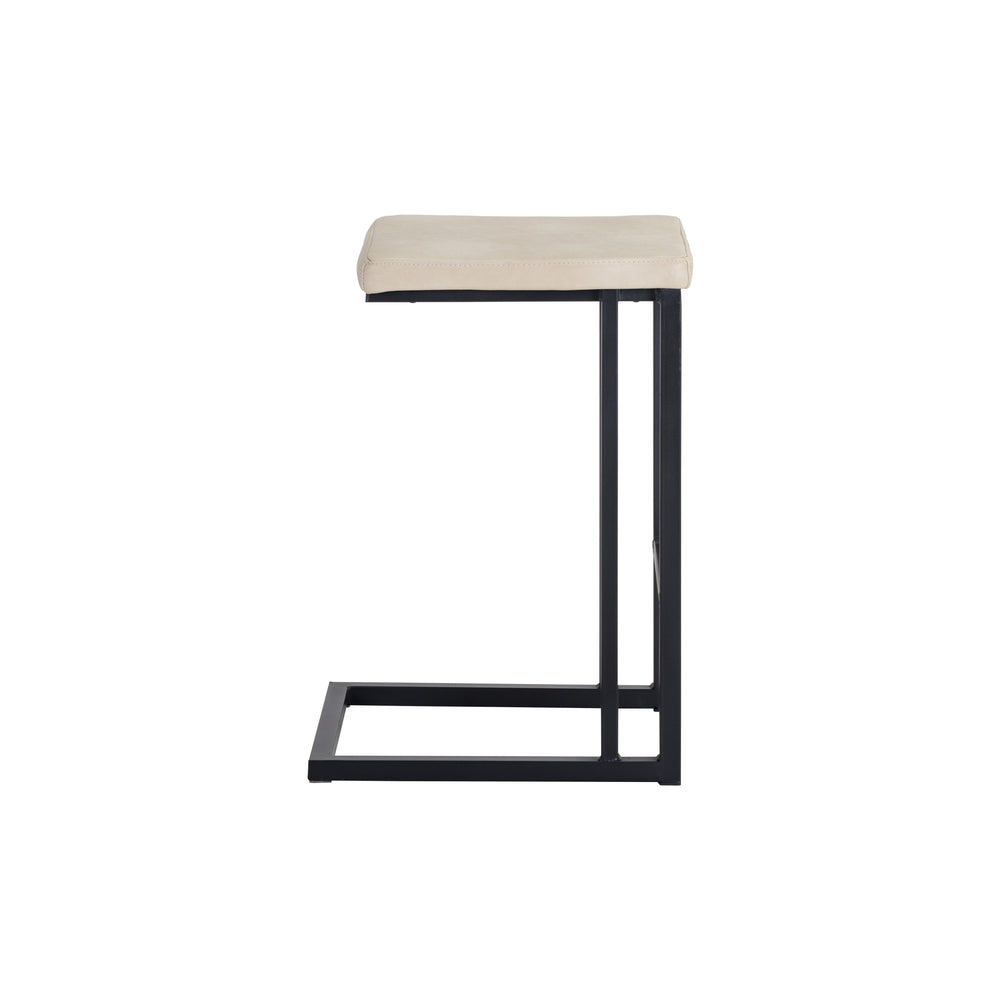 Boone Counter Stool - Black - Bravo Cream