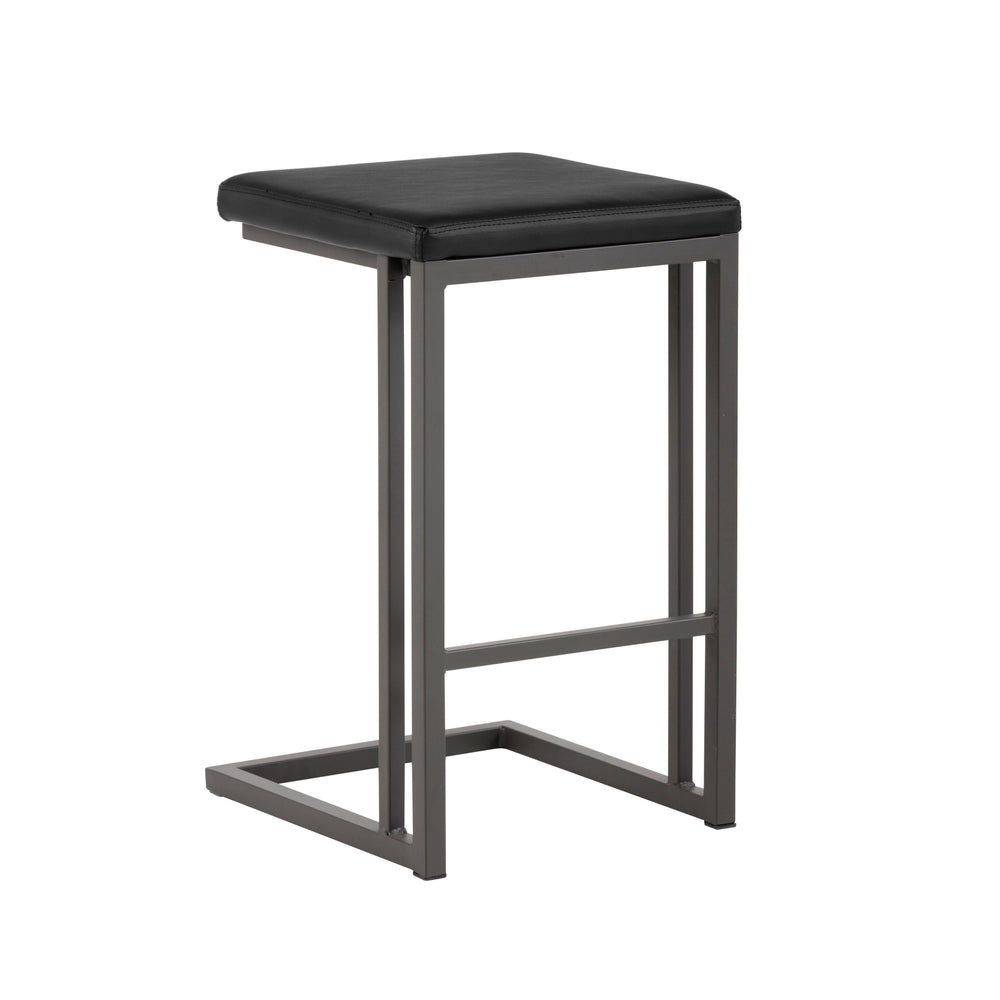 Boone Counter Stool - Grey - Onyx