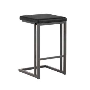 Boone Counter Stool - Grey - Onyx
