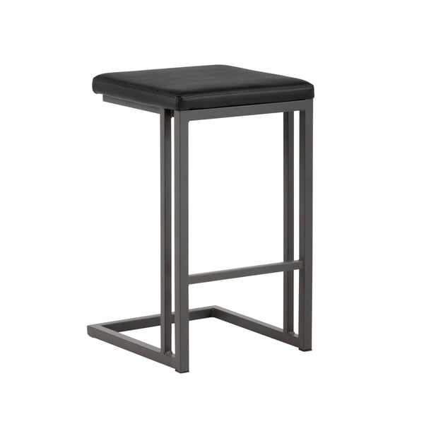 Boone Counter Stool - Grey - Onyx