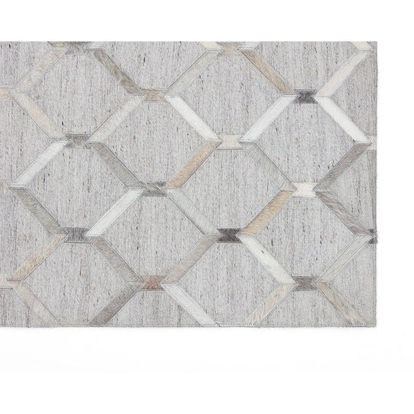 Bordeaux Hand Made Rug - Ivory /  Grey - 9' X 12'