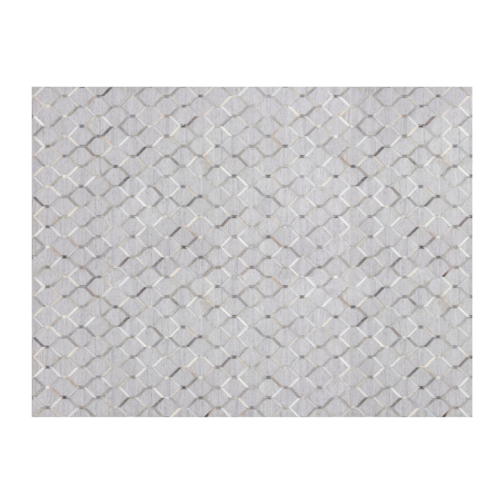Bordeaux Hand Made Rug - Ivory /  Grey - 9' X 12'