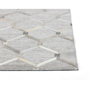 Bordeaux Hand Made Rug - Ivory /  Grey - 9' X 12'