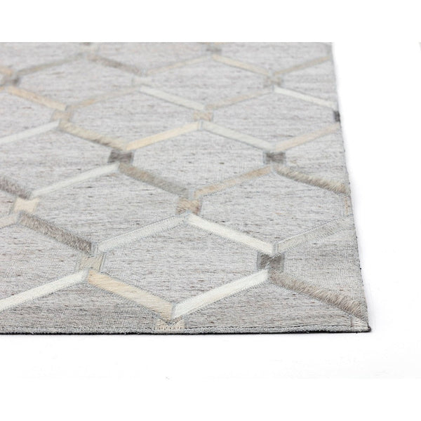 Bordeaux Hand Made Rug - Ivory /  Grey - 9' X 12'
