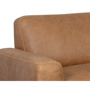 Brandi Sofa Chaise Raf - Camel Leather