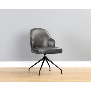 Bretta Swivel Dining Chair - Overcast Grey