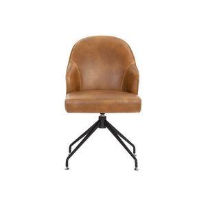 Bretta Swivel Dining Chair - Tobacco Tan