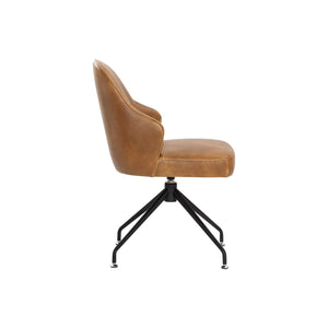 Bretta Swivel Dining Chair - Tobacco Tan