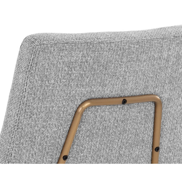 Brinley Dining Chair - Gold - Nightfall Black / Chacha Grey