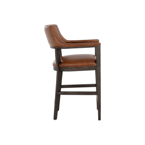 Brylea Counter Stool - Brown - Shalimar Tobacco Leather