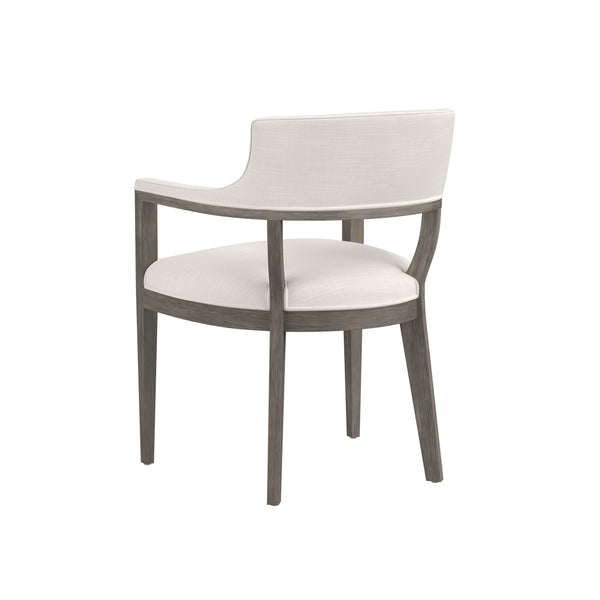Brylea Dining Armchair - Ash Grey - Linoso Ivory