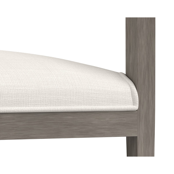 Brylea Dining Armchair - Ash Grey - Linoso Ivory