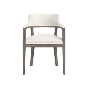 Brylea Dining Armchair - Ash Grey - Linoso Ivory