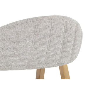 Burgos Dining Armchair - Belfast Heather Grey