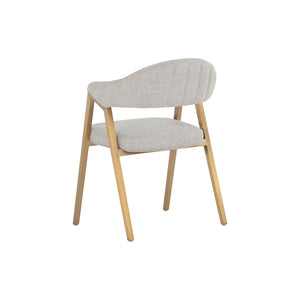 Burgos Dining Armchair - Belfast Heather Grey