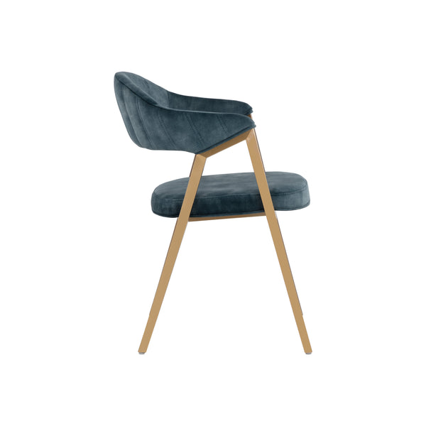 Burgos Dining Armchair - Nono Petrol