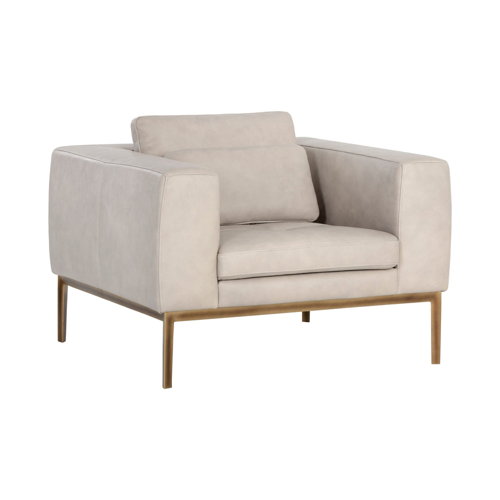 Burr Armchair - Bali Bone Leather