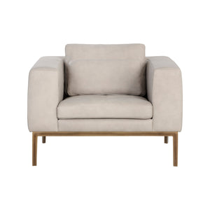 Burr Armchair - Bali Bone Leather