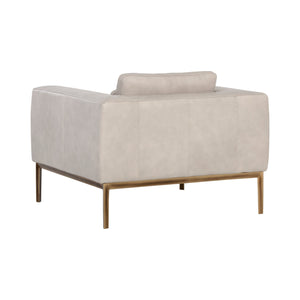 Burr Armchair - Bali Bone Leather