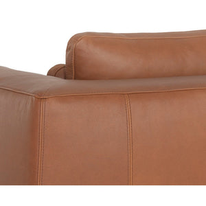 Burr Armchair - Behike Saddle Leather